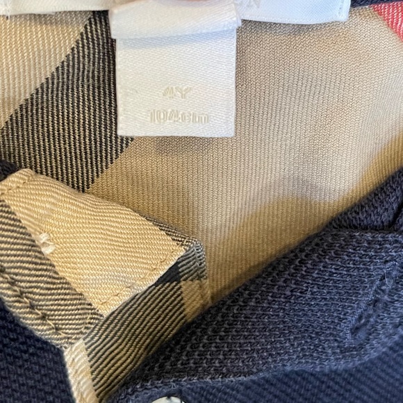 BURBERRY Pique Cotton Polo Shirt - Picture 8 of 10